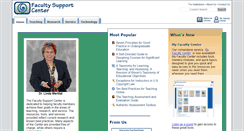 Desktop Screenshot of facultysupport.com